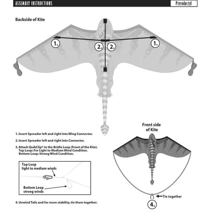 70" FantasyFliers Kite - Pterodactyl