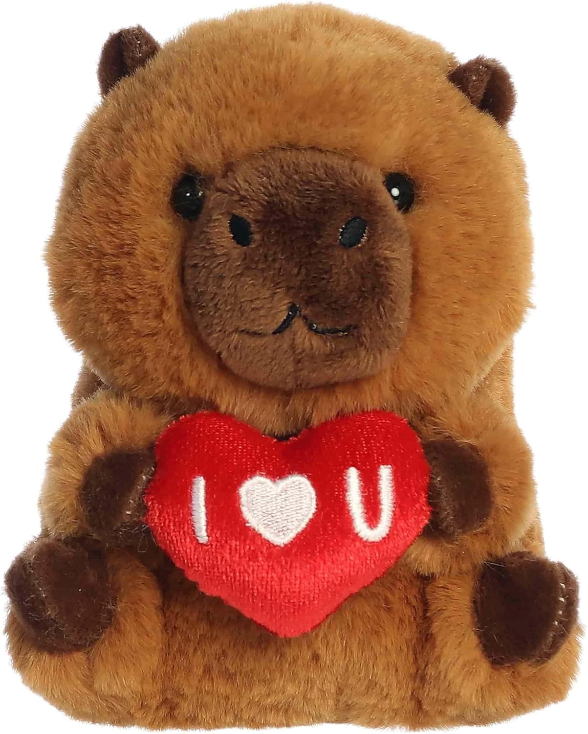 Aurora 5" Palm Pals - I Love U Capybara
