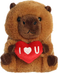 Aurora 5" Palm Pals - I Love U Capybara