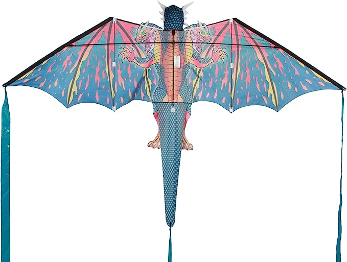 Supersized Three-Headed Dragon 3D Nylon Kite