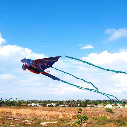 Supersized Three-Headed Dragon 3D Nylon Kite
