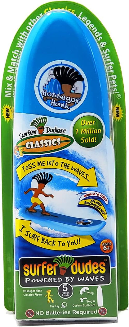 Surfer Dudes Mini-Surfer and Surfboard Toy - Hossegor Hank