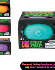 Schylling Nee Doh Funky Pup - Sensory Fidget Toy - Assorted Colors - (Pack of 1)