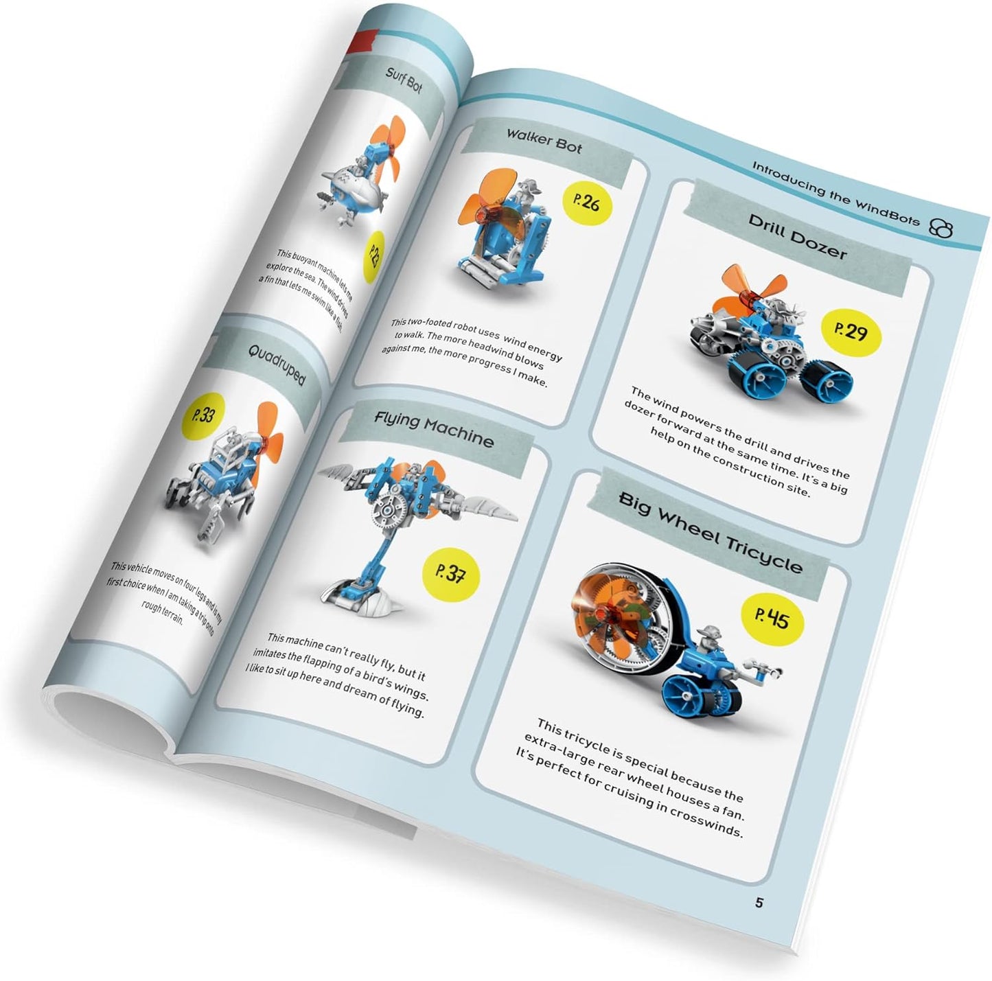 WindBots 6-in-1 STEM Kit by Thames & Kosmos