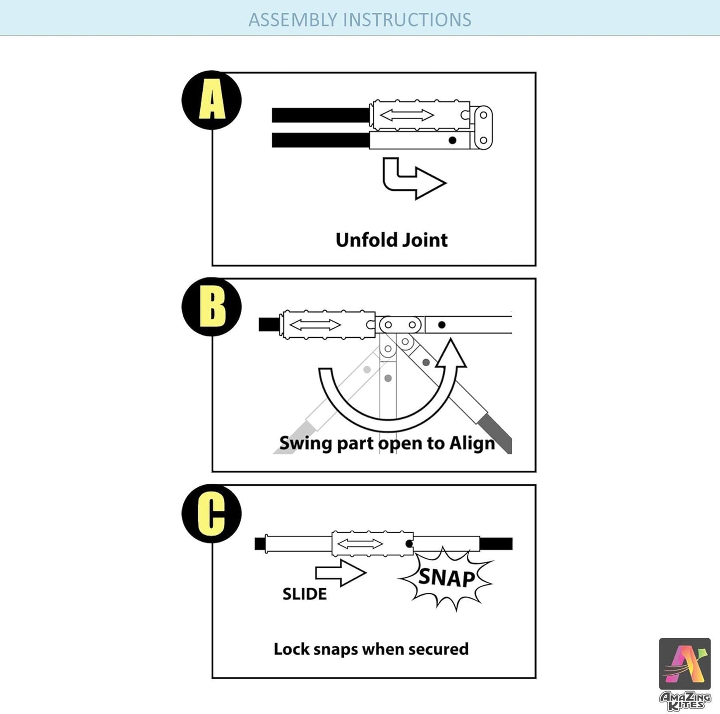 60" 3D Collapsible Butterfly Kite