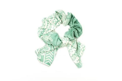 Scunchie with Bow - CREAM AND OFF WHITE