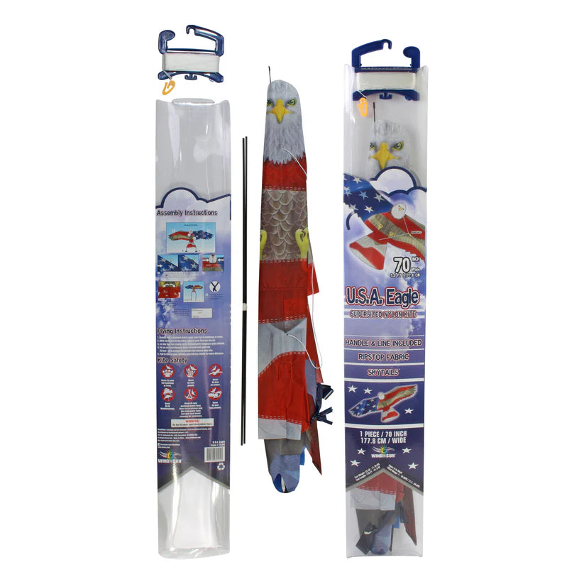Patriotic Eagle SuperSize 2-D Kite