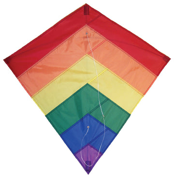 30" Diamond Kite - Rainbow Overlay