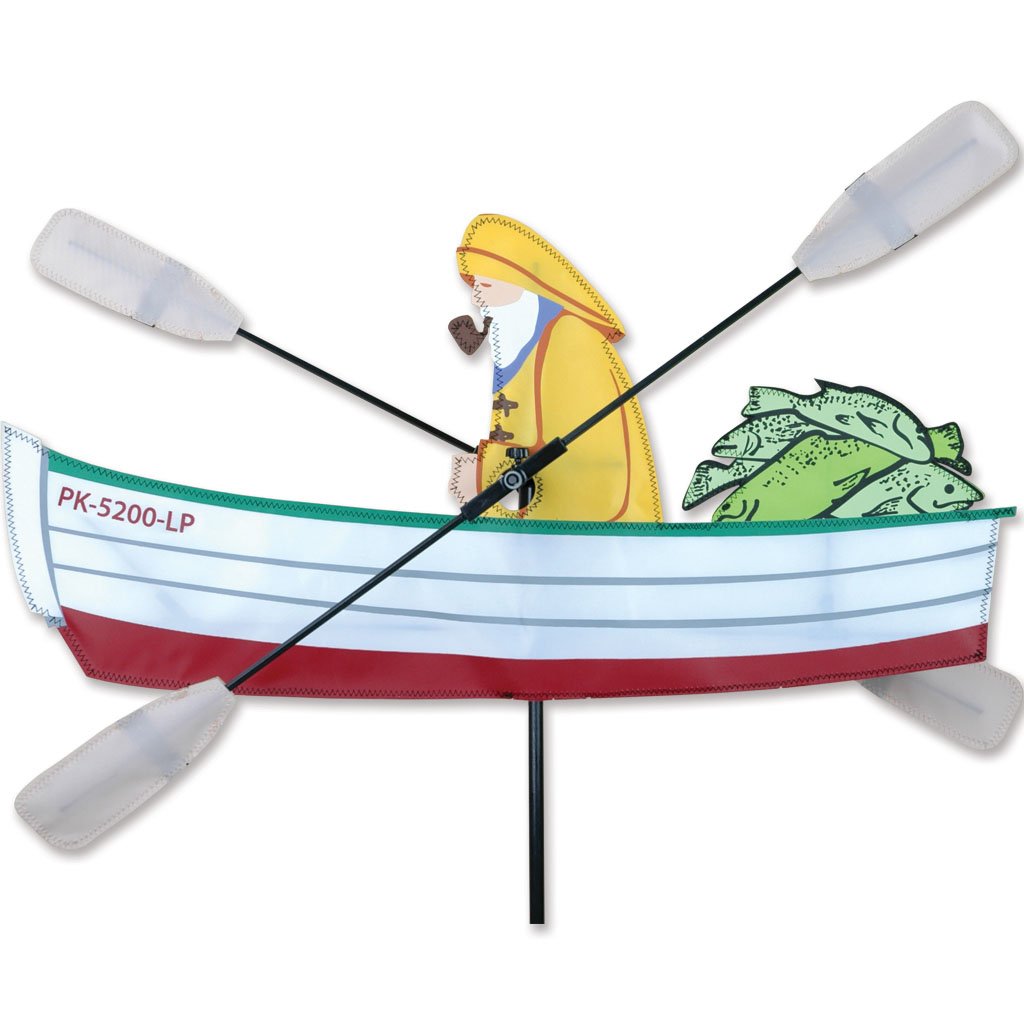 24" Whirligig Spinner - Fisherman