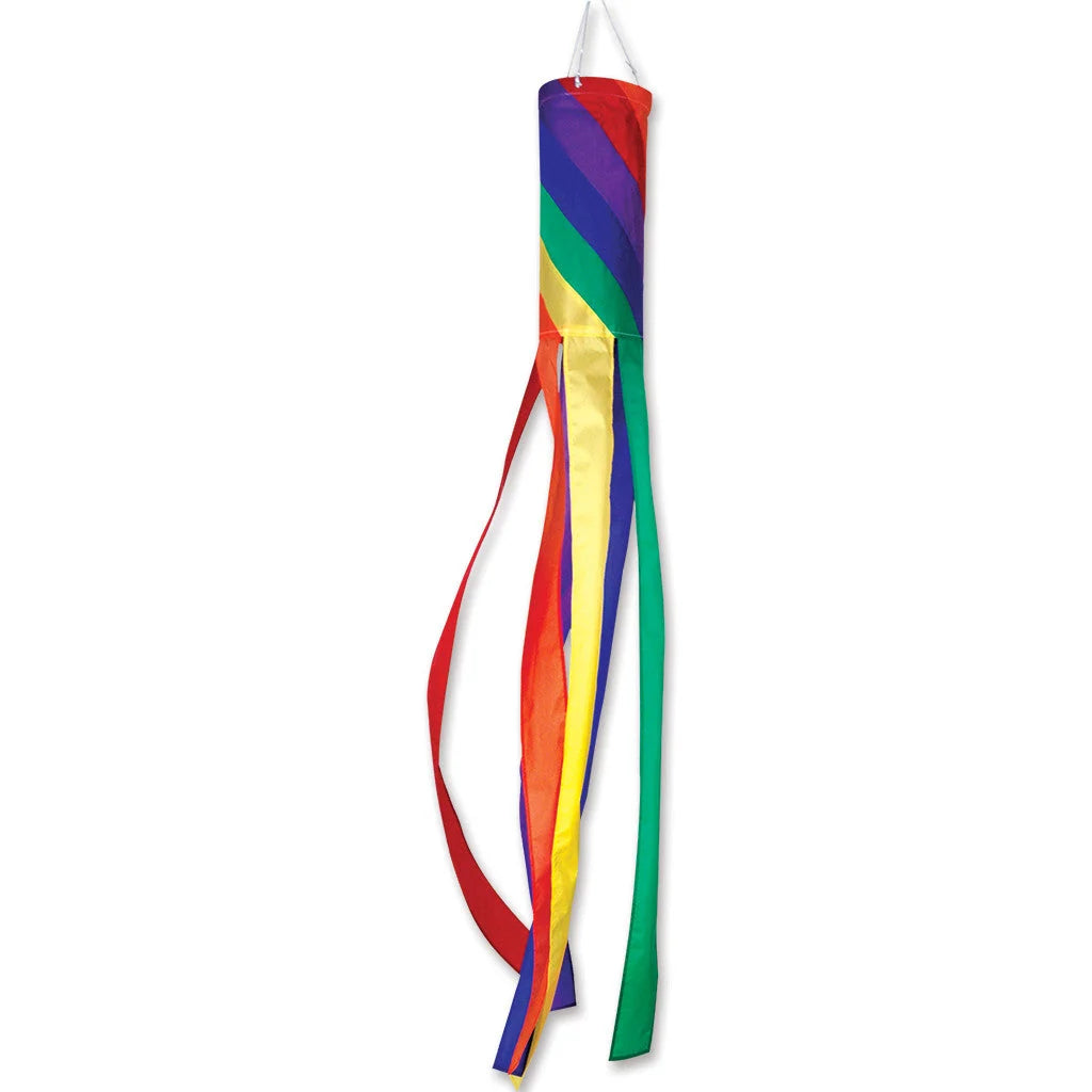 60" Windsock - Spiral Rainbow