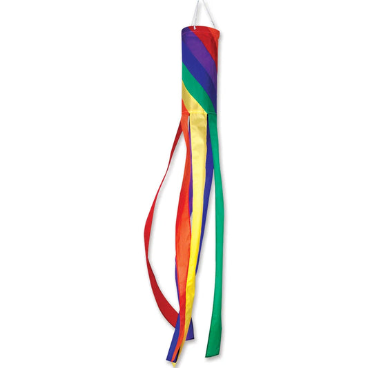 60" Windsock - Spiral Rainbow