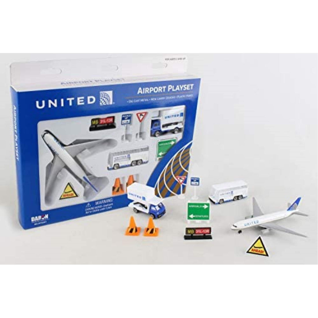 Daron United Airlines Airport Playset