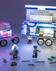 Laser Pegs Mobile Police Unit Light Up Building Kit (300Piece)