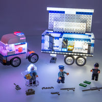 Laser Pegs Mobile Police Unit Light Up Building Kit (300Piece)