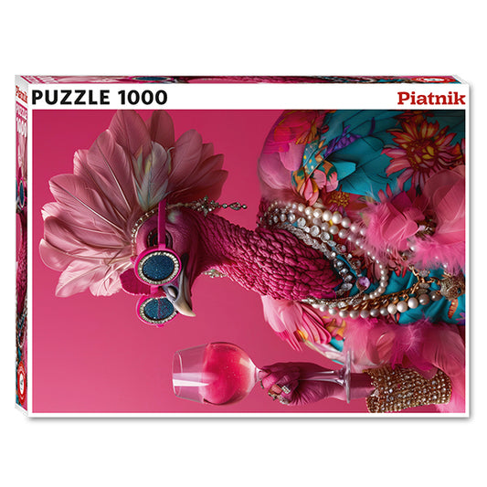 1000pc Jigsaw Puzzle - Pink Birdie