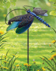 Garden in Motion-Balancing 43-Inch Spinner Stake - Dragonfly