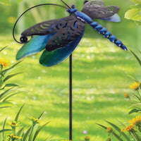 Garden in Motion-Balancing 43-Inch Spinner Stake - Dragonfly