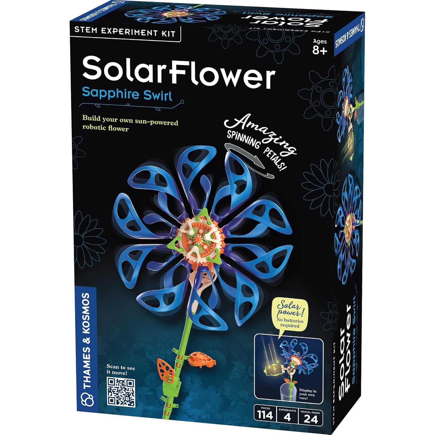 SolarFlower Sapphire Swirl - STEM Kit
