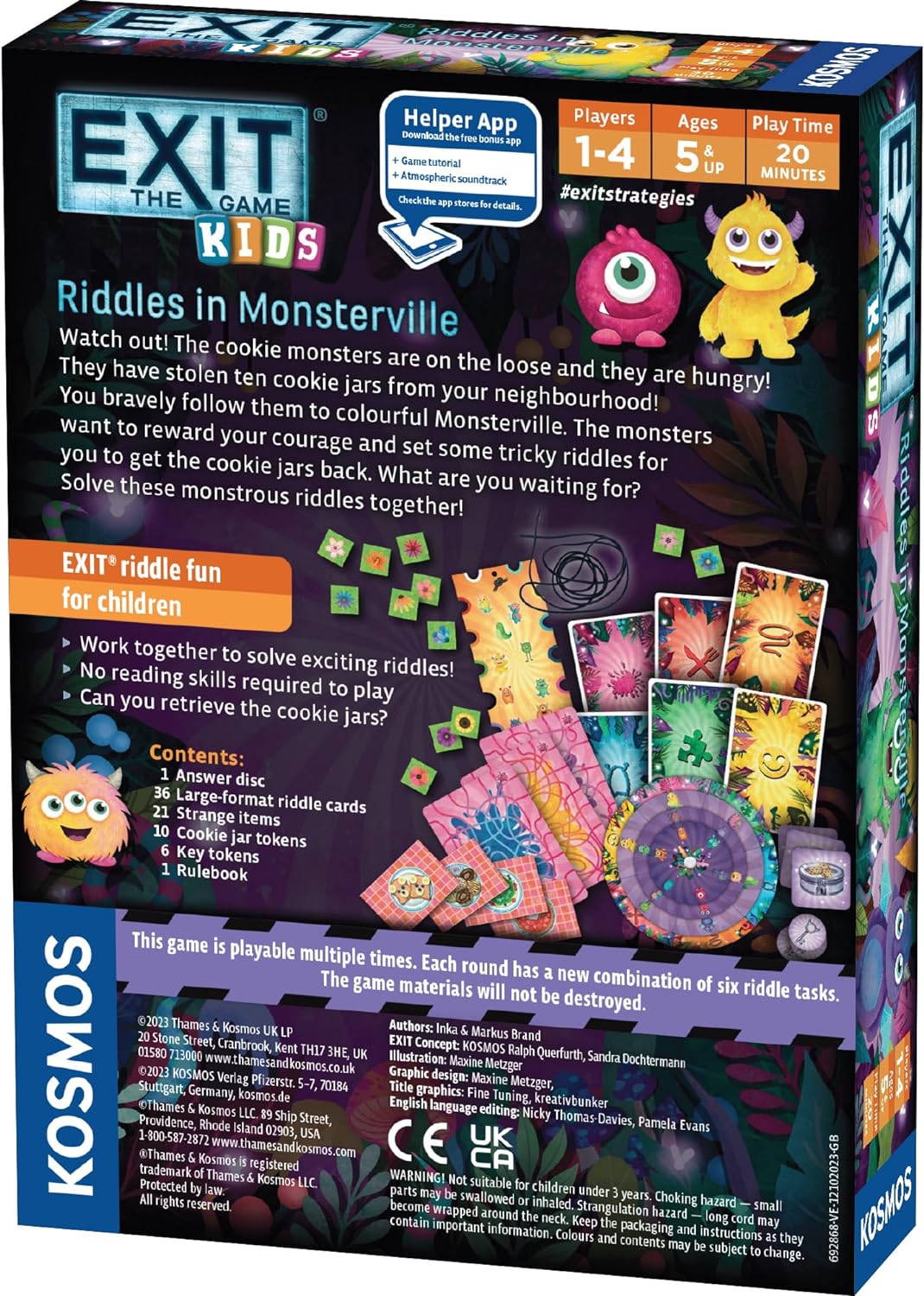 EXIT: The Game (Kids Version) - Riddles in Monsterville