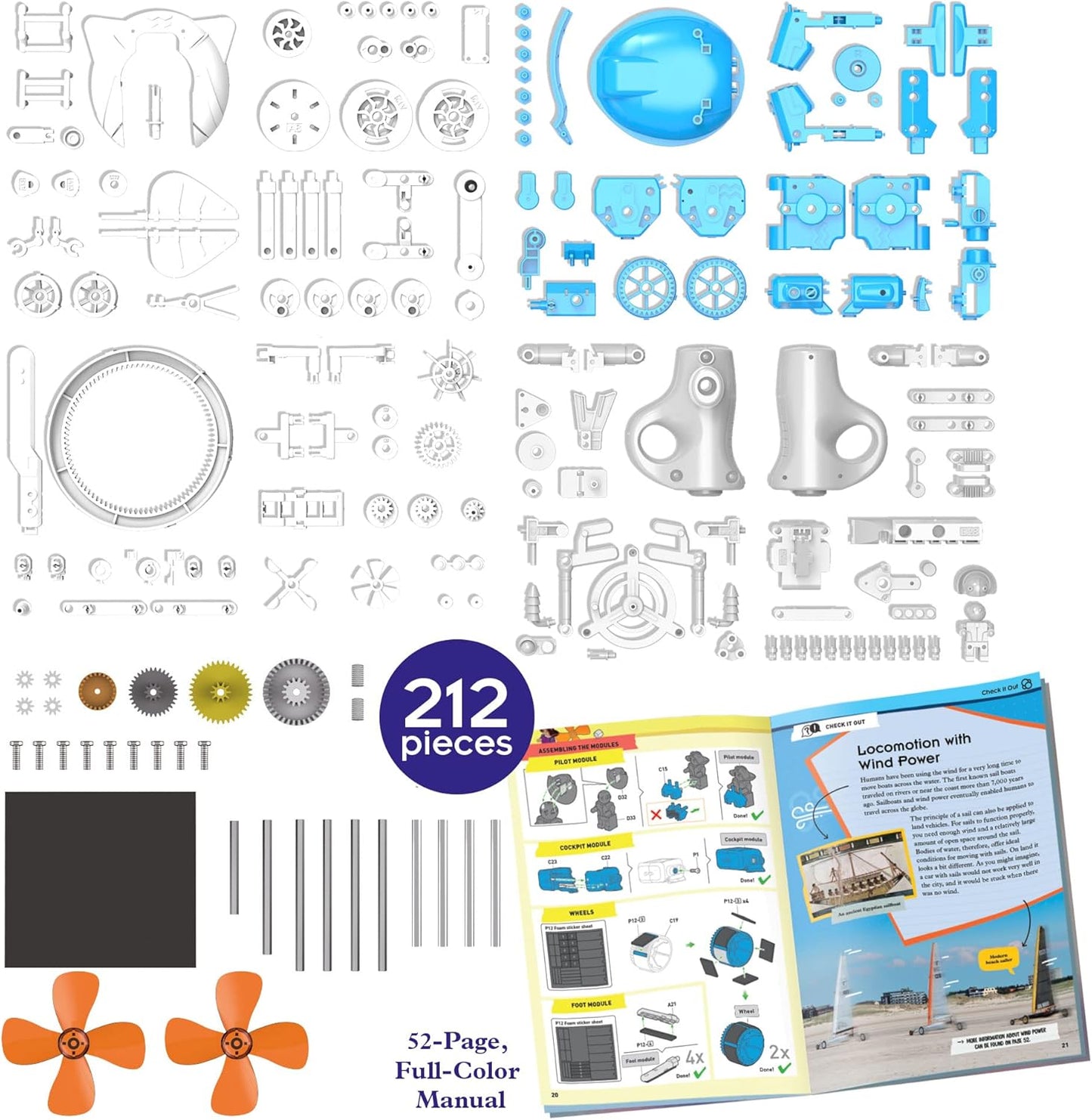 WindBots 6-in-1 STEM Kit by Thames & Kosmos