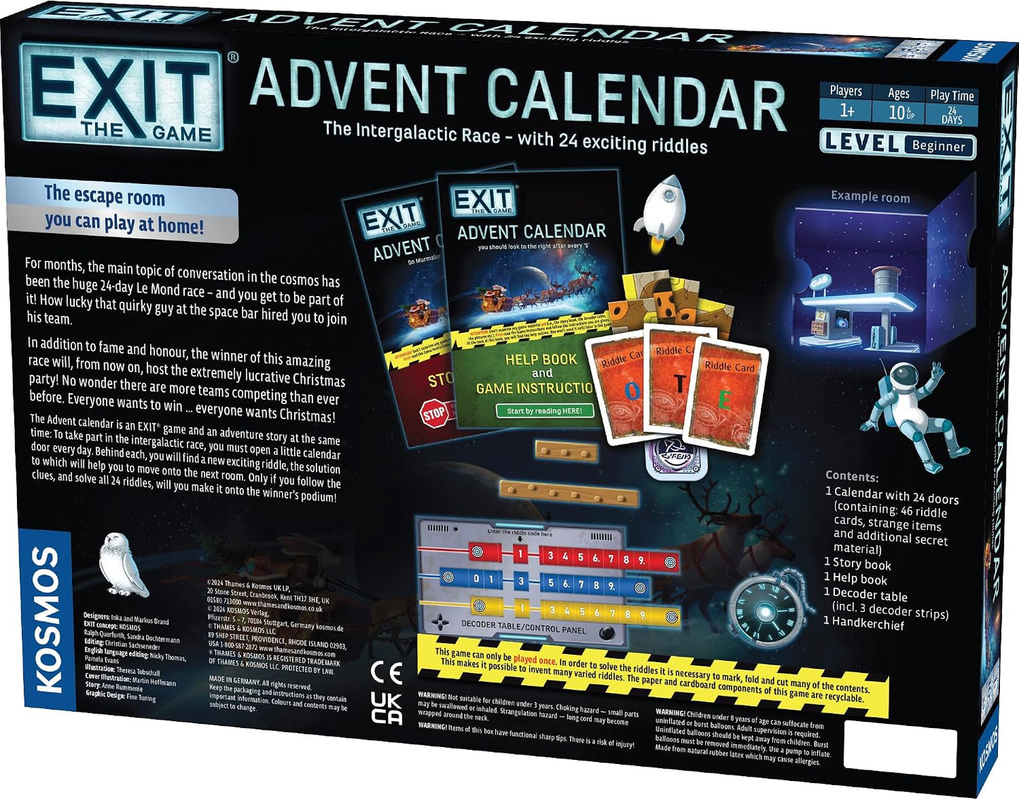 EXIT: Advent Calendar - The Intergalactic Race