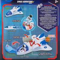 Daron NASA Space Adventure Series: Space Shuttle with Lights & Sounds & Figure, Approx 9" X 7"