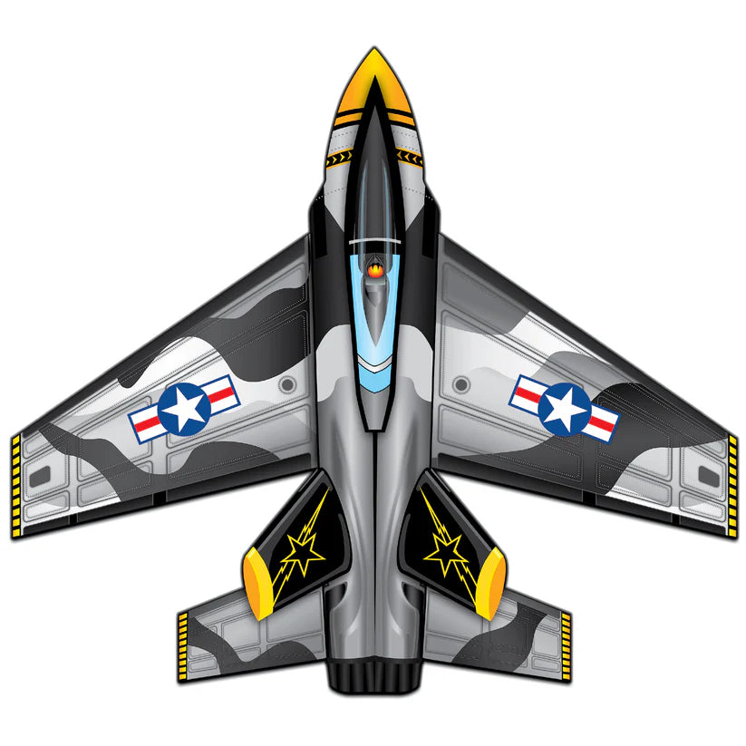 57" SuperSize Ultra Jet Fighter Airplane Kite