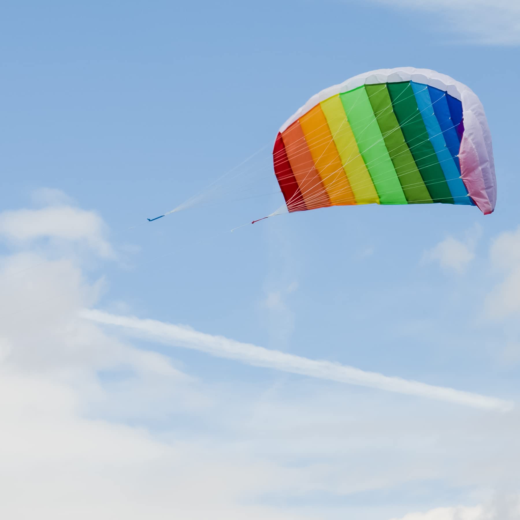 62&quot; Sport Air Foil Kite - Rainbow