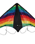 In the Breeze Rainbow Stripe Dual Control Sport Kite,48" W x 26" H