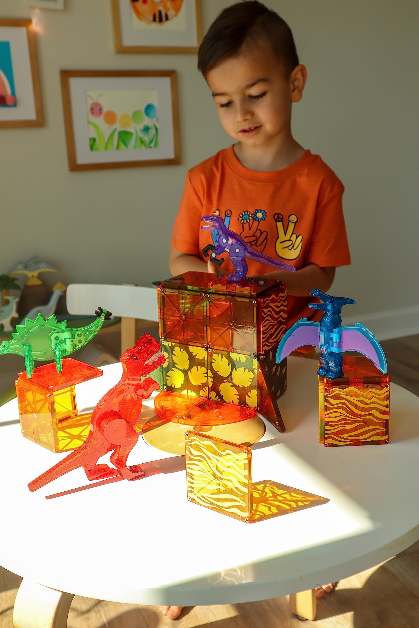 MAGNA-TILES Dino World 40-Piece Set – Kitty Hawk Kites