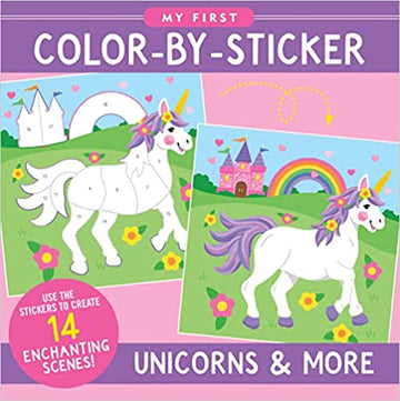 My First Color-by-Sticker Book - Unicorns & More