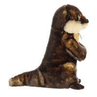 Aurora® Sitting Pretty™ River Otter - Brown 10"