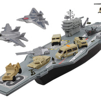 Daron Worldwide Trading Aircraft Carrier BP96243 Playset ,for 36 months to 180 months Gray