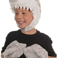 UNDERWRAPS Kid's Children's Animal Pack Dress Up Kit - Shark Childrens Costume, Gray, One Size