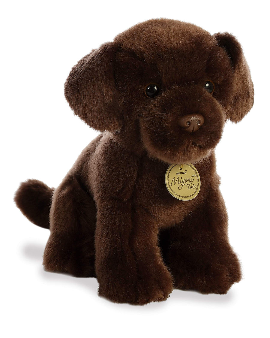 Aurora - Miyoni - 11" Chocolate Lab Pup, Brown