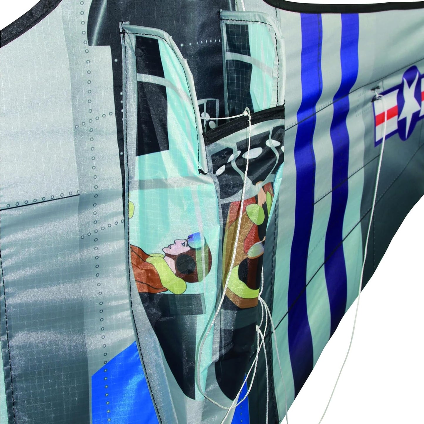 55" 3D Collapsible P-51 Airplane Kite