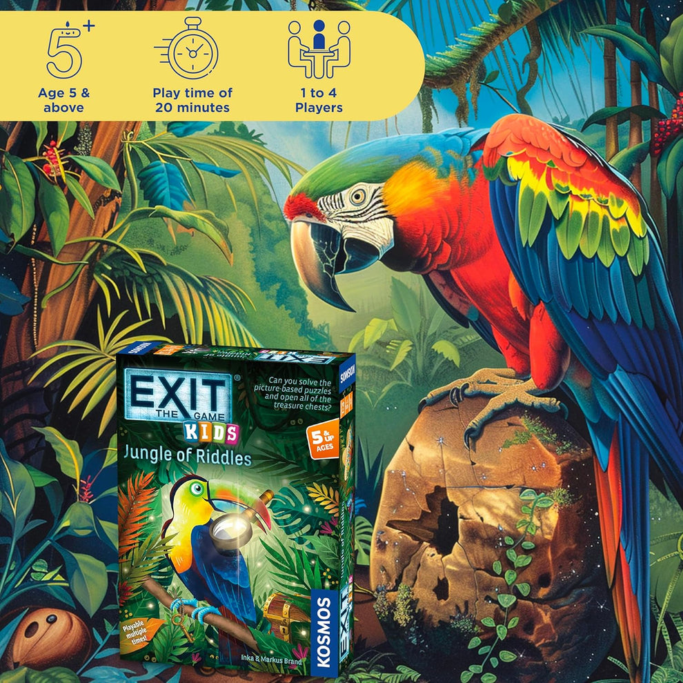 EXIT: The Game (Kids Version) - Jungle of Riddles – Kitty Hawk Kites