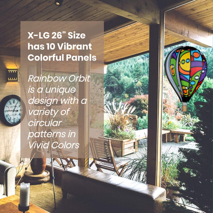 26" Hot Air Balloon - Rainbow Orbit