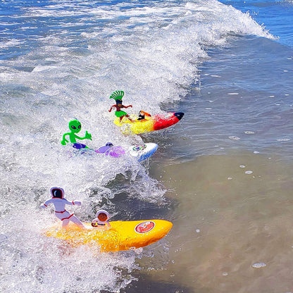 Surfer Dudes & Pet Mini-Surfer and Surfboard Toy - Promethei Paula and Alberta