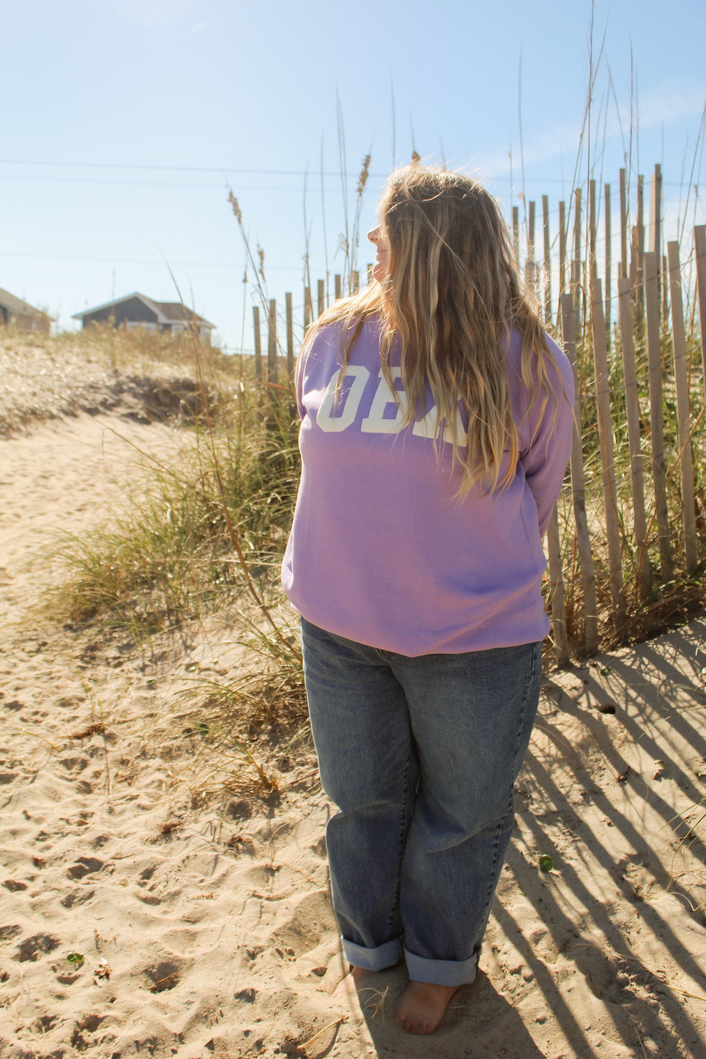 OBX Chenille Applique Crewneck Sweatshirt