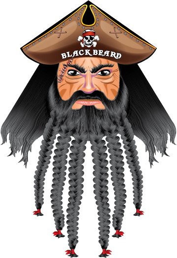 81" Blackbeard Supersized Kite