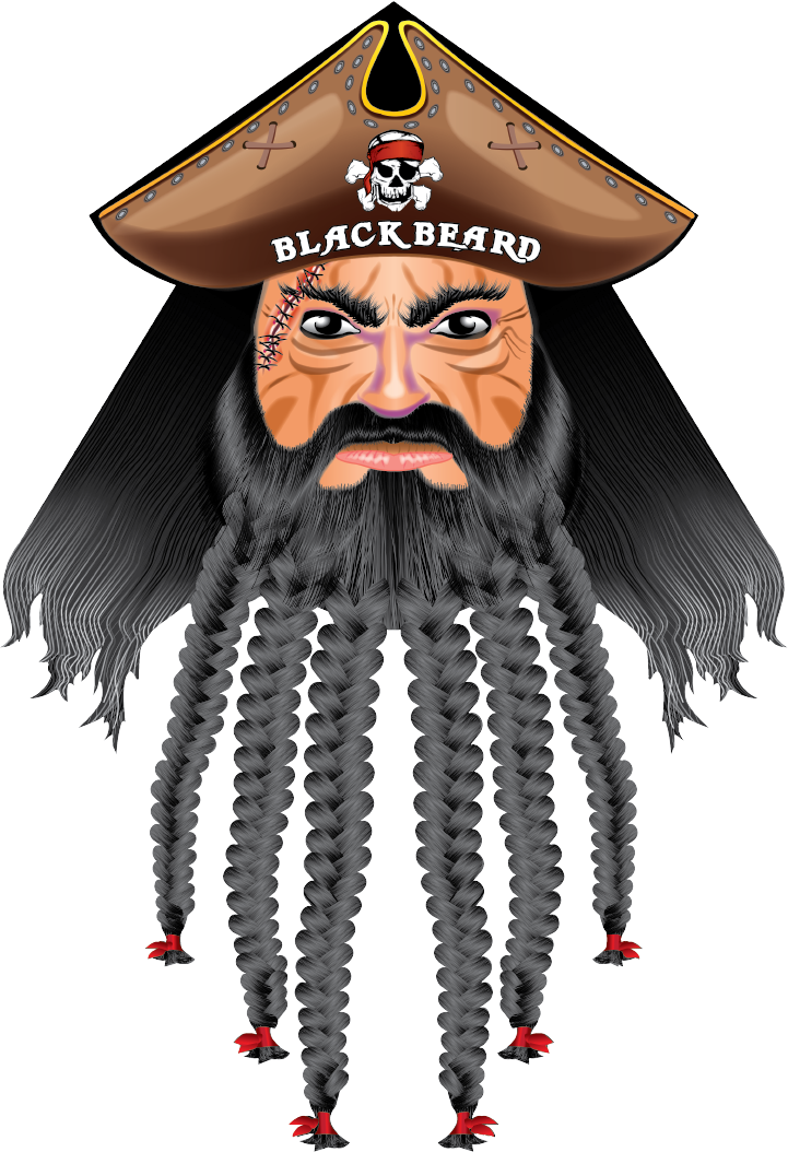 81" Blackbeard Supersized Kite