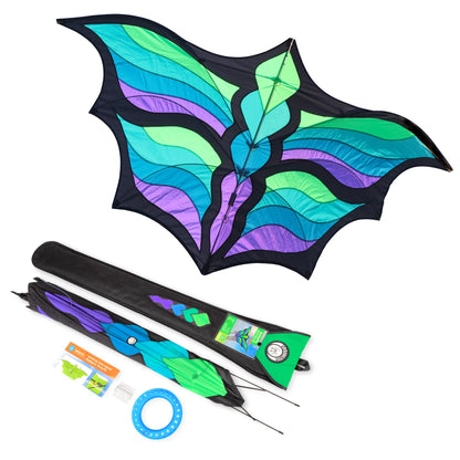 Brasington Butterfly by Spiderkites - Green/Violet