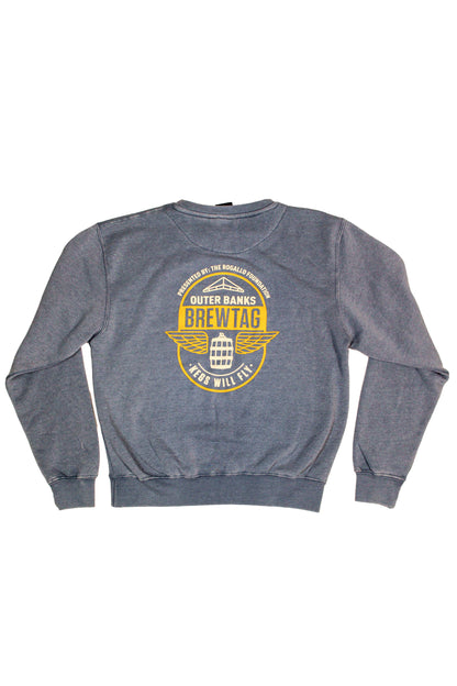 OBX Brewtag Crewneck - Blue Jean