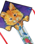 Large Easy Flyer Kite - Kitten on a Fence