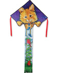 Large Easy Flyer Kite - Kitten on a Fence