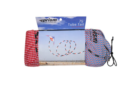 KHK Exclusive Prism 75' Tube Tail - Red White & Blue Gradient