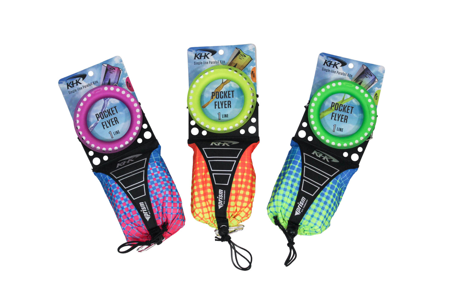 KHK Exclusive Prism Pocket Flyer Parafoil Kite - Sunset