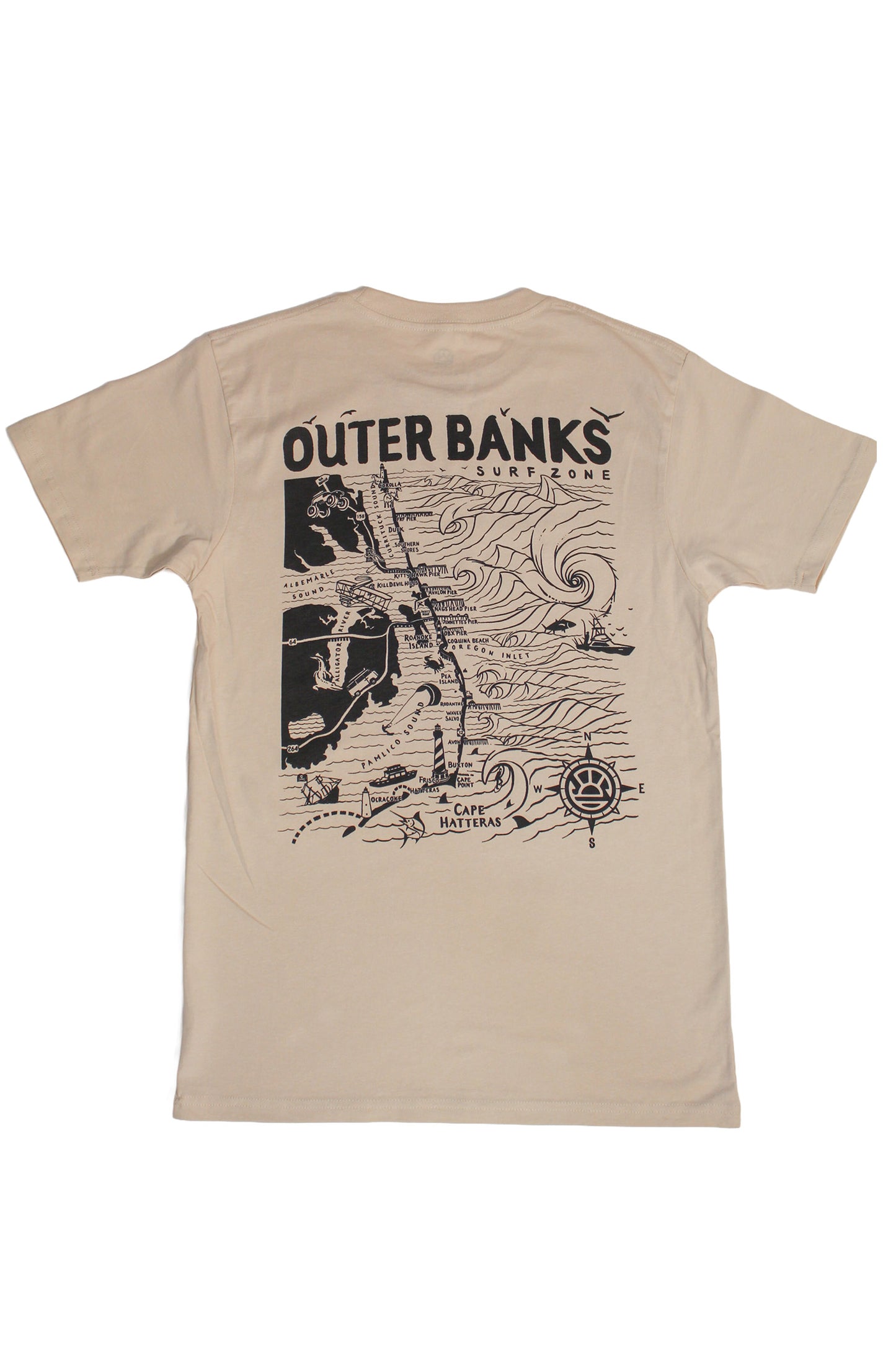 Distant Local Outer Banks KHSC Tee - Bone