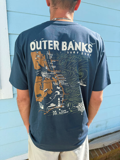 Distant Local Outer Banks KHSC Tee - Harbour Blue